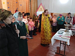 Благочинный совершил молебен в честь свт. Митрофана Воронежского и принял участие в праздничном мероприятии в селе Полтавка