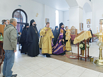 В Неделю 19-ю по Пятидесятнице епископ Дионисий совершил Божественную литургию в Воскресенском соборе Белогорского мужского монастыря