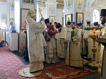 Глава Россошанской епархии, возглавил престольное торжество Тихоновского соборного храма города Острогожска