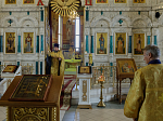 В канун дня памяти святого великомученика и целителя Пантелеимона, в Ильинском кафедральном соборе Россоши совершено всенощное бдение