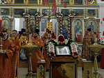 Глава Россошанской епархии совершил Божественную литургию в храме святого мученика Иоанна Воина города Богучар