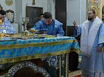 В праздник Благовещения Пресвятой Богородицы епископ Россошанский и Острогожский Дионисий совершил Божественную литургию в храме Вознесения Господня города Калач