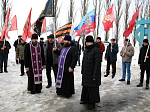 В поселке Каменка состоялся братский молебен у поклонного креста