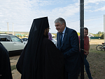 Епископ Дионисий возглавил престольное торжество храма святого благоверного князя Александра Невского с. Петровка