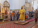 Преосвященнейший епископ Россошанский и Острогожский Дионисий возглавил Божественную литургию в Петропавловском храме села Репьёвка