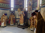 Преосвященнейший Дионисий, епископ Россошанский и Острогожский, возглавил торжества в честь 20-летия Свято-Ильинского кафедрального собора г. Россошь