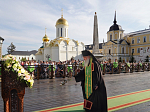 В канун праздника обретения мощей прп. Сергия Радонежского епископ Дионисий сослужил Патриарху Кириллу за всенощным бдением в Троице-Сергиевой лавре