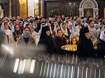 Епископ Россошанский и Острогожский Дионисий с сонмом архиереев Московского Патриархата сослужил Святейшему Патриарху Московскому и всея Руси Кириллу