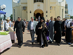 Правящий Архиерей открыл традиционную благотворительную ярмарку, посвященную престольному празднику Ильинского кафедрального собора