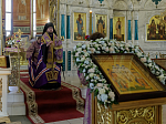 В канун праздника Воздвижения Креста Господня Преосвященнейший епископ Дионисий совершил всенощное бдение в Ильинском кафедральном соборе города Россоши