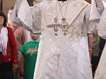 В день престольного торжества Преосвященнейший епископ Дионисий совершил Литургию в Духовском храме с. Петренково