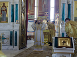 Глава Россошанской епархии возглавил воскресное богослужение в Свято-Ильинском кафедральном соборе Россоши