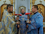Преосвященнейший епископ Дионисий возглавил торжества престольного праздника храма иконы Божией Матери Казанская поселка Каменка