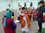 Школьники приняли участие в Пасхальном Крестном ходе