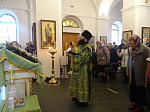 В Вербное воскресение в Свято-Тихоновском соборном храме г. Острогожска совершили праздничные богослужения