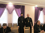 В Духовно-просветительском центре города Острогожска состоялось итоговое собрание духовенства и сотрудников благочиния