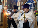 Преосвященнейший епископ Дионисий совершил всенощное бдение в храме Архистратига Божия Михаила с. Воробьёвка