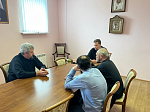 Собрание сотрудников Свято‑Ильинского кафедрального собора города Россошь