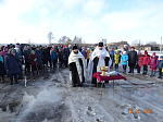 Освящение креста на месте будущего храма Рождества Пресвятой Богородицы в Петропавловском благочинии