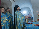 Преосвященнейший Дионисий, епископ Россошанский и Острогожский совершил Божественную литургию в Костомаровском Спасском монастыре