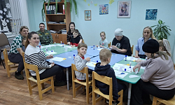 В с. Репьевка воспитанники кружка «Добрый мир» детского сада «Солнышко» подготовились к празднованию Рождества Христова