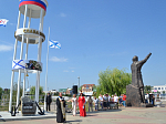 В городе Богучар состоялось торжественное открытие памятного знака «Основателю Флота Российского Петру I и защитникам Отечества морякам Богучарским»