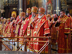 Преосвященнейший епископ Дионисий сослужил Святейшему Патриарху Кириллу за Божественной литургией в день памяти равноапостольных Мефодия и Кирилла