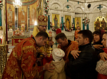 В праздник Светлого Христова Воскресения глава Россошанской епархии возглавил торжественное богослужение в Свято-Ильинском кафедральном соборе г. Россоши