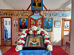 В храме Покрова Пресвятой Богородицы села Дерезовка совершен праздничный молебен
