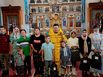 В храме Вознесения Господня города Калач был совершен молебен об учащих и учащихся, а также подведены итоги акции «Собери ребенка в школу»