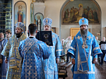 Епископ Россошанский и Острогожский Дионисий сослужил Преосвященным Архипастырям в Знаменском кафедральном соборе города Борисоглебска