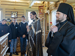 В Великий вторник епископ Дионисий совершил литургию Преждеосвященных Даров в храме Великомученика и Победоносца Георгия, с. Пасеково Кантемировского района