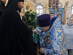 В праздник Благовещения Пресвятой Богородицы епископ Россошанский и Острогожский Дионисий совершил Божественную литургию в храме Вознесения Господня города Калач