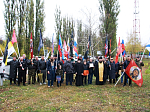 У поклонного креста при въезде в поселок Каменка совершен традиционный Братский молебен