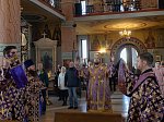 В Неделю Торжества Православия Преосвященнейший епископ Дионисий совершил Литургию в Ильинском кафедральном соборе