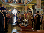В преддверии престольного праздника Правящий Архиерей совершил всенощное бдение в Свято-Ильинском кафедральном соборе города Россоши