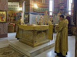 В Неделю о блудном сыне епископ Дионисий совершил Божественную литургию в Свято-Ильинском кафедральном соборе города Россошь