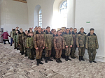 Кадеты помолились на литургии