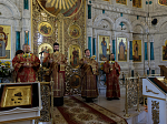 Преосвященнейший Дионисий, епископ Россошанский и Острогожский, возглавил торжества в честь 20-летия Свято-Ильинского кафедрального собора г. Россошь