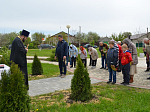 Совершен чин освящения памятника воинам, погибшим в годы Великой Отечественной войны в поселке Шкурлат