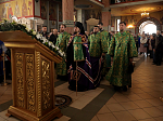 В праздник Входа Господня в Иерусалим Правящий Архиерей совершил Божественную литургию в Ильинском кафедральном соборе Россоши