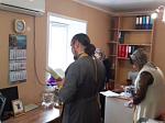 Духовная поддержка городских служб: в городе Острогожске освятили здания водоканала
