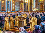 Епископ Россошанский и Острогожский Дионисий в числе сонма Архипастырей совершил Божественную литургию в Благовещенском кафедральном соборе г. Воронежа
